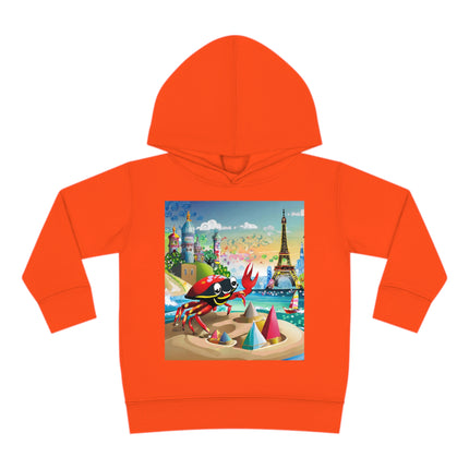 Crab Architect Toddler Pullover Fleece Hoodie