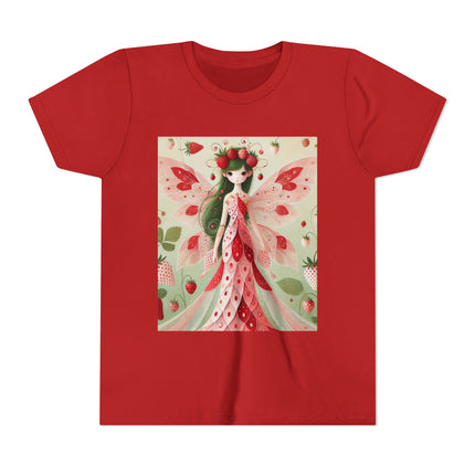 Strawberry Fairy Delight Youth Short Sleeve Tee