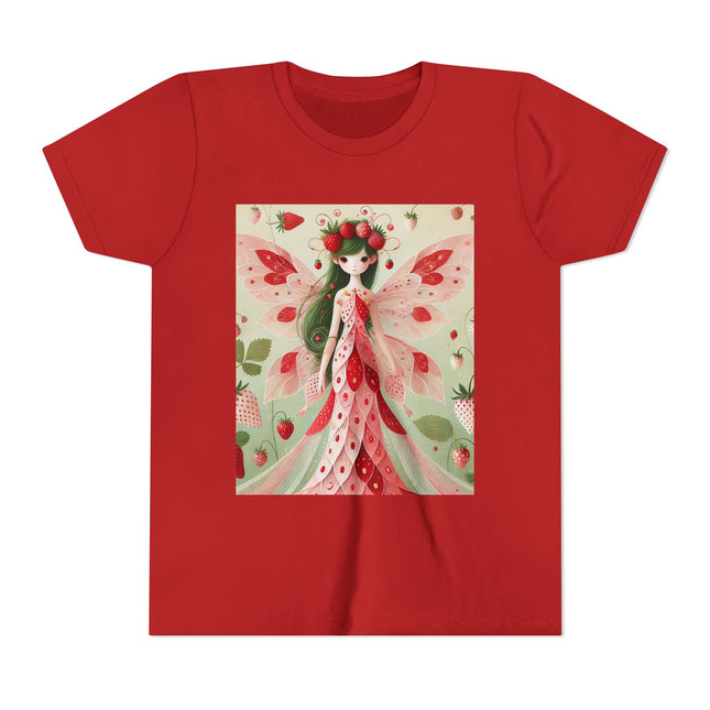 Strawberry Fairy Delight Youth Short Sleeve Tee