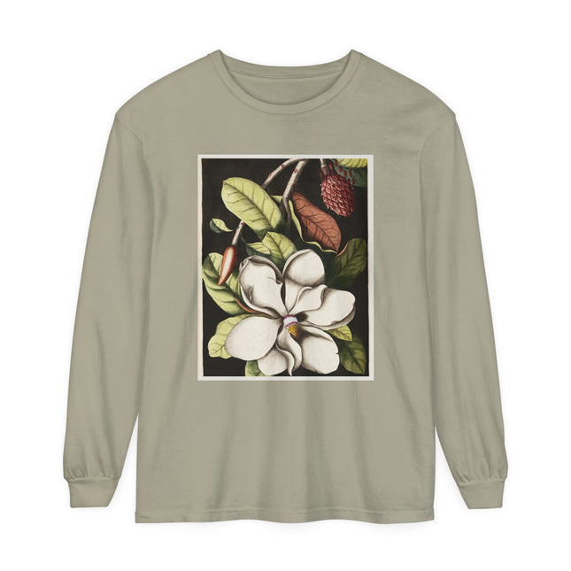 Natural History Plate 61 by Mark Catesby Garment-dyed Long Sleeve T-Shirt