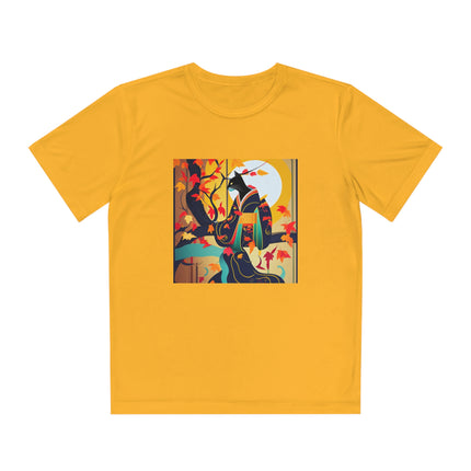 Black Cat in Kimono Youth Competitor Tee
