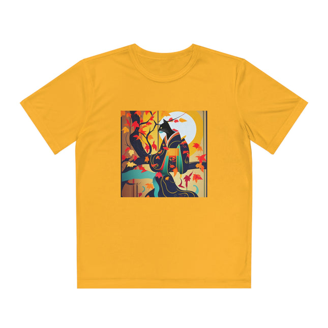 Black Cat in Kimono Youth Competitor Tee