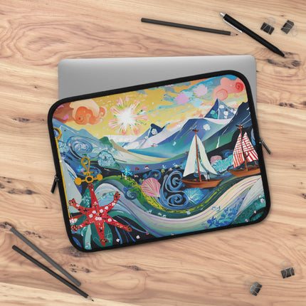 Nautical Patterns Laptop Sleeve
