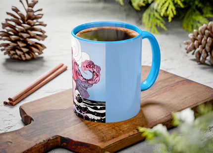 Goddess of the Swirling Sea Colorful Mugs (11oz, 15oz)