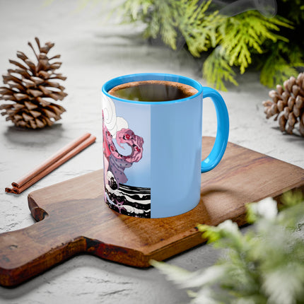 Goddess of the Swirling Sea Colorful Mugs (11oz, 15oz)