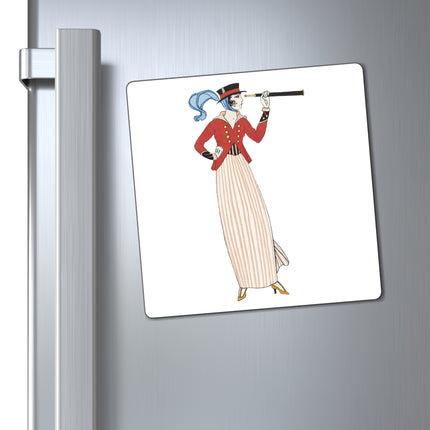 Costume de Yacht by George Barbier Magnets (3 Sizes)