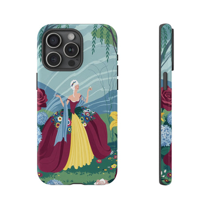 🌹🌿 The Willow Garden Promenade Phone Case – Art Deco Floral Elegance