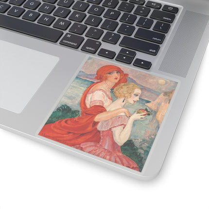 Sur la Route d'Anacapri by Gerda Wegener Kiss-Cut Stickers (4 Sizes)