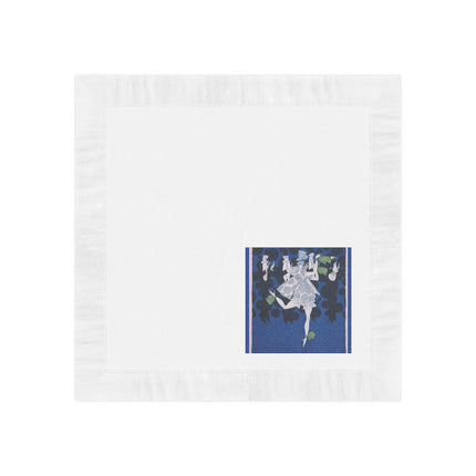 Where is my boy tonight by Ralph Barton White Coined Napkins