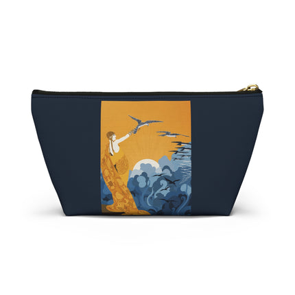 Falcon Mistress Cosmetic Bag – Art Deco Power & Golden Freedom