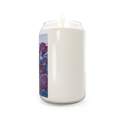🎭🌺 The Enchanted Garden Masquerade Trio Scented Soy Candle – Art Deco Floral Elegance