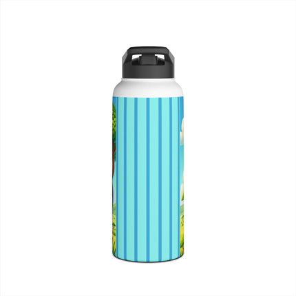 Giraffe Lookout Stainless Steel Water Bottle, Standard Lid