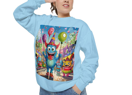 Monster Parade Madness Unisex Garment-Dyed Sweatshirt