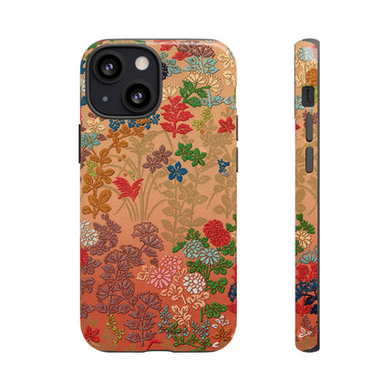 Ornamental Japanese Flower Pattern Phone Cases
