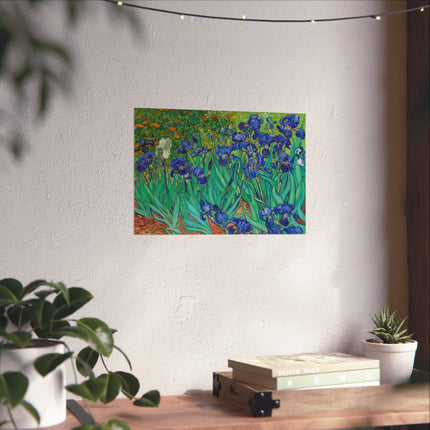 Irises by Vincent Van Gogh Matte Horizontal Posters