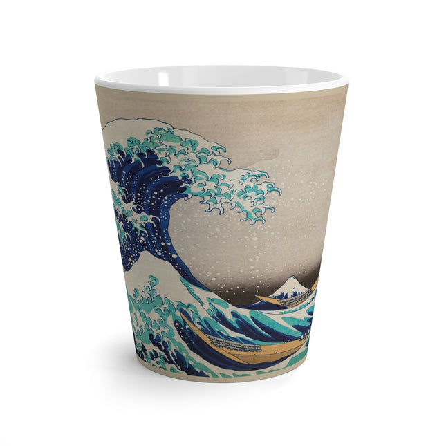 The Great Wave off Kanagawa by Katsushika Hokusai Latte Mug