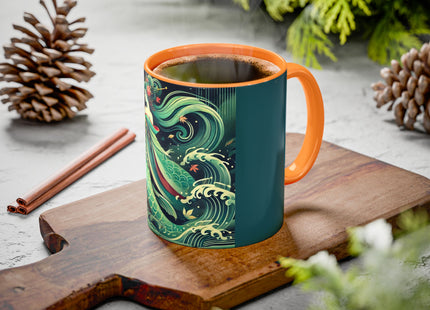 Mermaid Queen Rising from the Deep Colorful Mugs (11oz, 15oz)