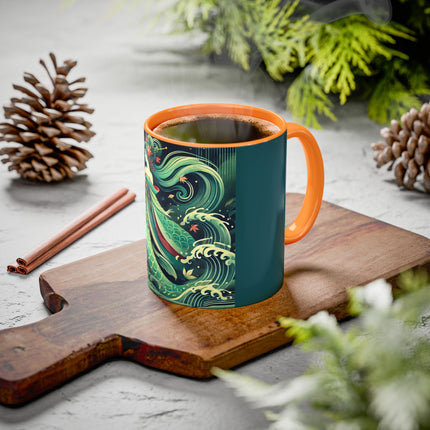 Mermaid Queen Rising from the Deep Colorful Mugs (11oz, 15oz)