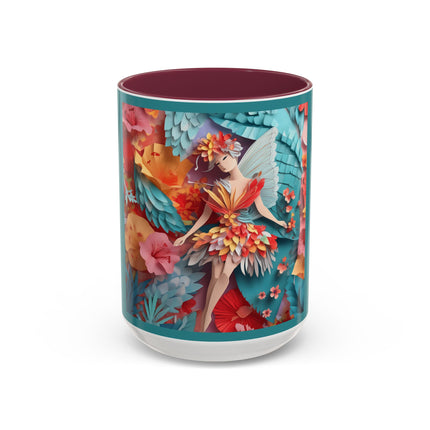 Hibiscus Fairy Colorful Mugs (11oz, 15oz)