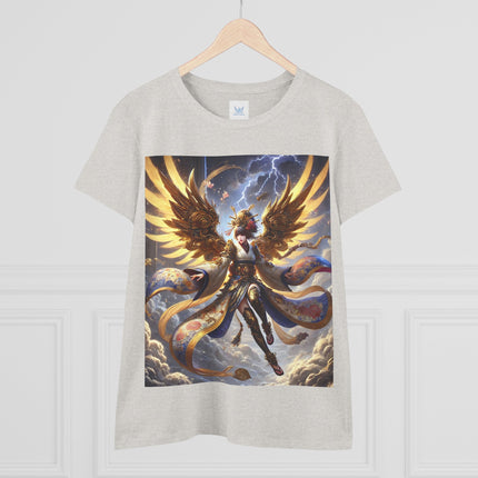 Valkyrie Descending Through Storm Cotton Tee