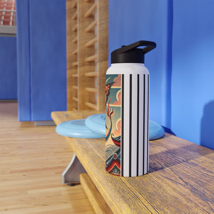 Dragon Fairy of the Temple Stainless Steel Water Bottle, Standard Lid