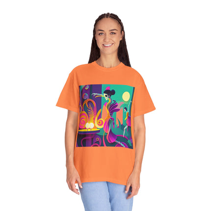 Dance of the Skeleton Ballerinas Unisex Garment-Dyed T-shirt