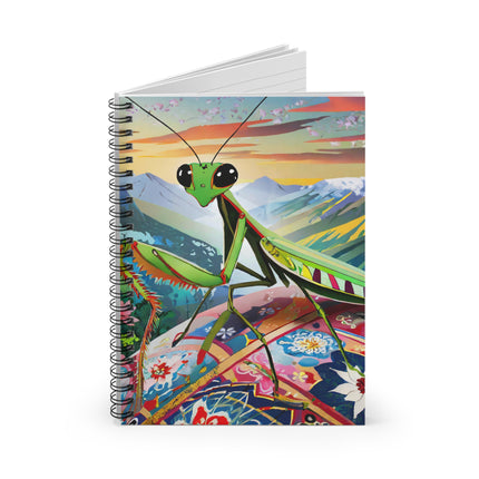 The Joyful Mantis Spiral Notebook - Ruled Line