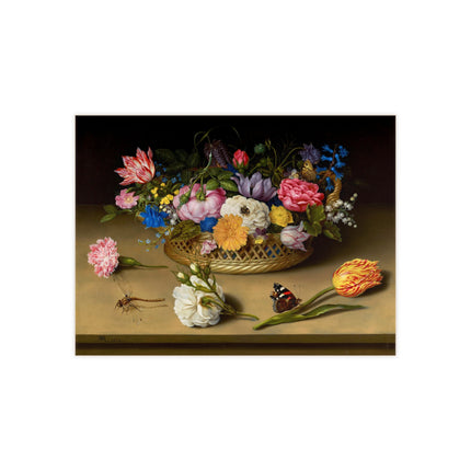 Flower Still Life by Ambrosius Bosschaert Ceramic Tile