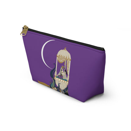 Moonlit Reverie Pavilion Cosmetic Bag – Art Deco Elegance & Mystical Serenity
