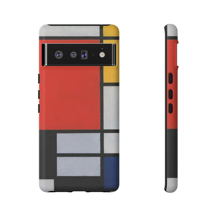 Composition with Red, Yellow, Blue, and Black by Piet Mondrian Phone Cases