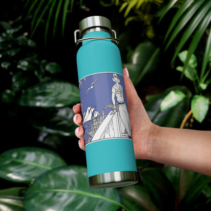 Coastal Elegance Copper Vacuum Insulated Bottle, 22oz
