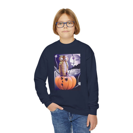 The Startled Pumpkin Youth Crewneck Sweatshirt