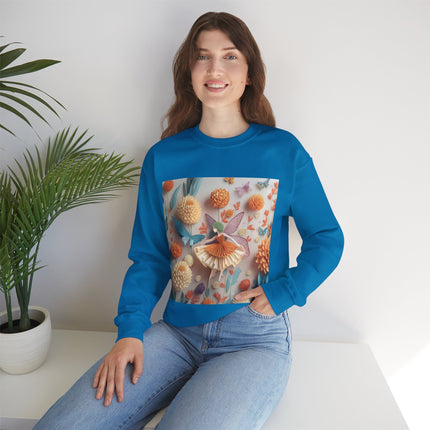 Dahlia Fairy Unisex Heavy Blend™ Crewneck Sweatshirt
