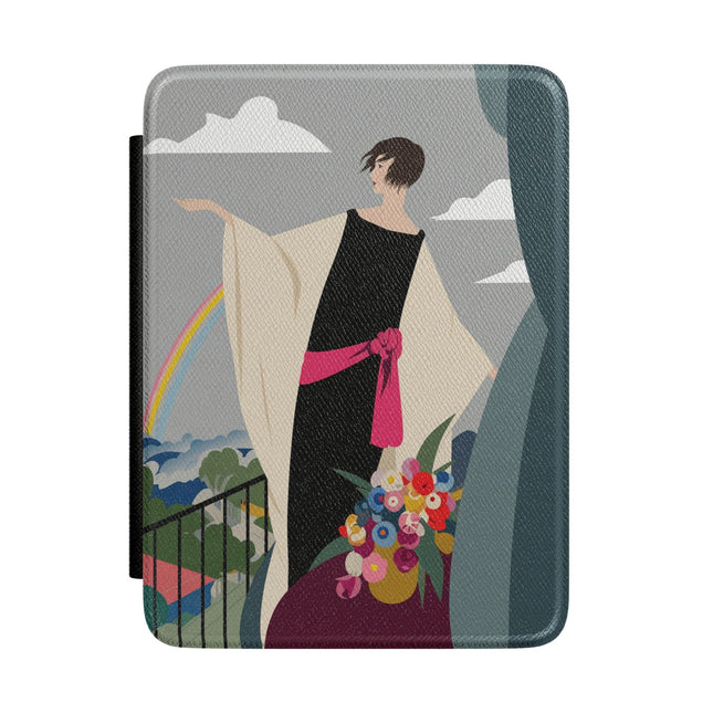 Rainbow Reverie Kindle Case – Serene Elegance & Quiet Hope