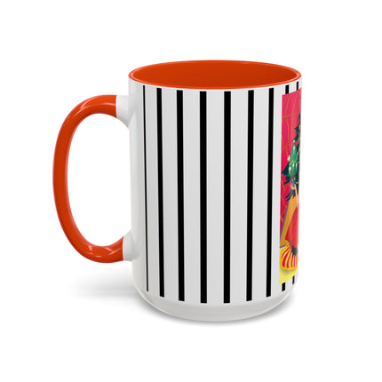 Art Deco Christmas Enchantment Colorful Mugs (11oz, 15oz)