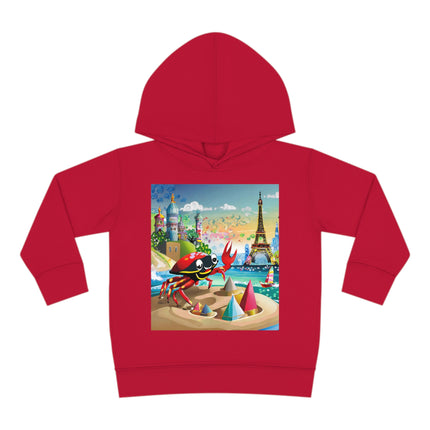 Crab Architect Toddler Pullover Fleece Hoodie
