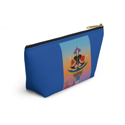 Kabuki Dancer at Twilight Cosmetic Bag – Elegant Performance & Vibrant Fantasy