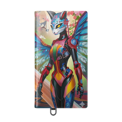 🦊🦋 Cyber Kitsune Butterfly Guardian Phone Case – Neon Magic & Digital Dreams