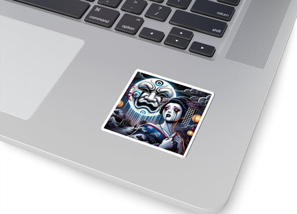 Geisha’s Black Ink Tears Kiss-Cut Stickers (4 Sizes)