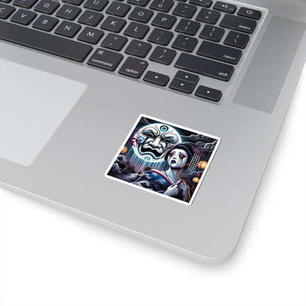 Geisha’s Black Ink Tears Kiss-Cut Stickers (4 Sizes)