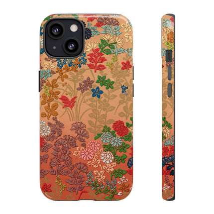 Ornamental Japanese Flower Pattern Phone Cases