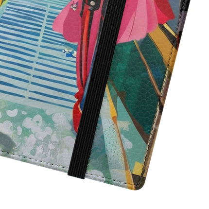 🤖🌆 Cyber Punk Robot Models Flip Case – Futuristic Fashion & Neon Elegance