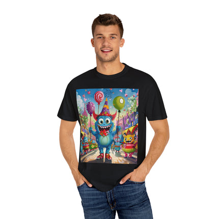 Monster Parade Madness Unisex Garment-Dyed T-shirt
