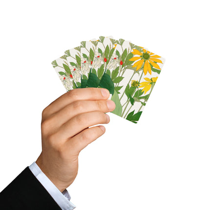 Clerodendrum & Rudbeckia by Tanigami Kônan Playing Cards