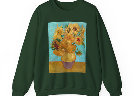Vase with Twelve Sunflowers by Vincent Van Gogh Heavy Blend™ Crewneck Sweatshirt