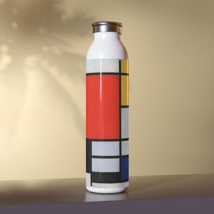 Composition with Red, Yellow, Blue, and Black by Piet Mondrian Vagabond Slim Water Bottle