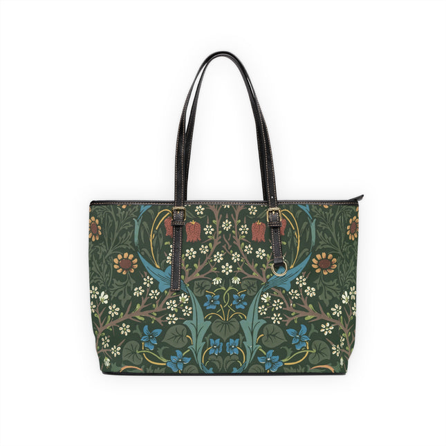 Blackthorn by William Morris PU Leather Shoulder Bag