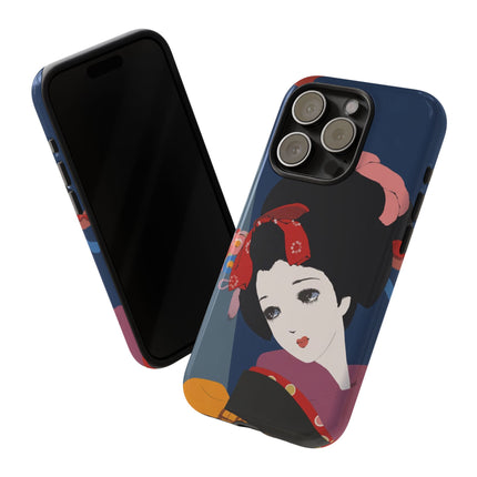 Geisha Portrait Phone Case – Elegant Beauty & Timeless Grace
