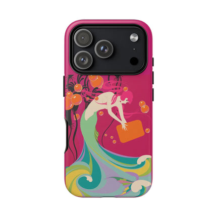 Mermaid Dive Phone Case – Vibrant Waves & Playful Elegance