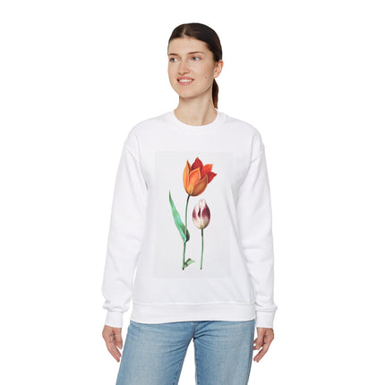 Tulip by Anselmus Boëtius de Boodt Heavy Blend™ Crewneck Sweatshirt